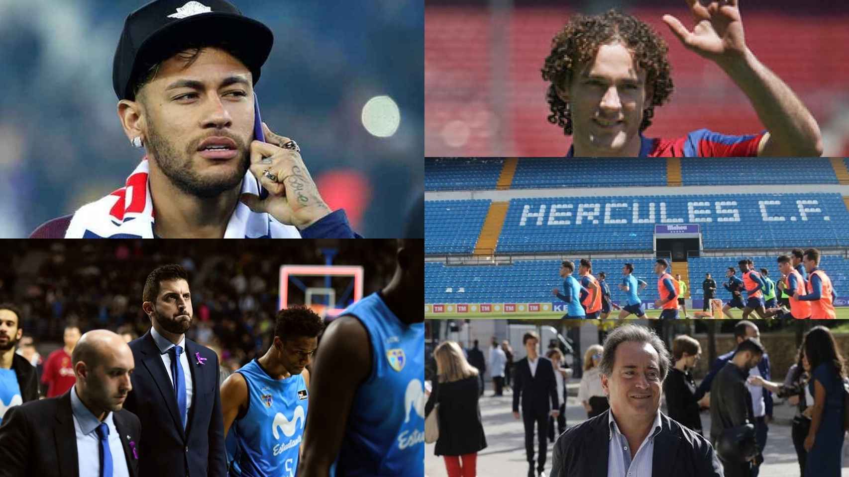 Neymar Jr., el Estudiantes, Gabi Milito, el Hércules y Sito Pons