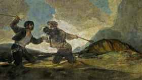'Duelo a garrotazos', una de las pinturas negras de Goya