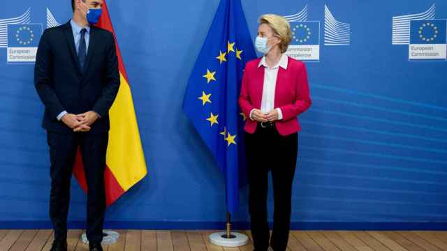 Pedro Sánchez y Ursula von der Leyen, durante la reunión de la semana pasada en Bruselas