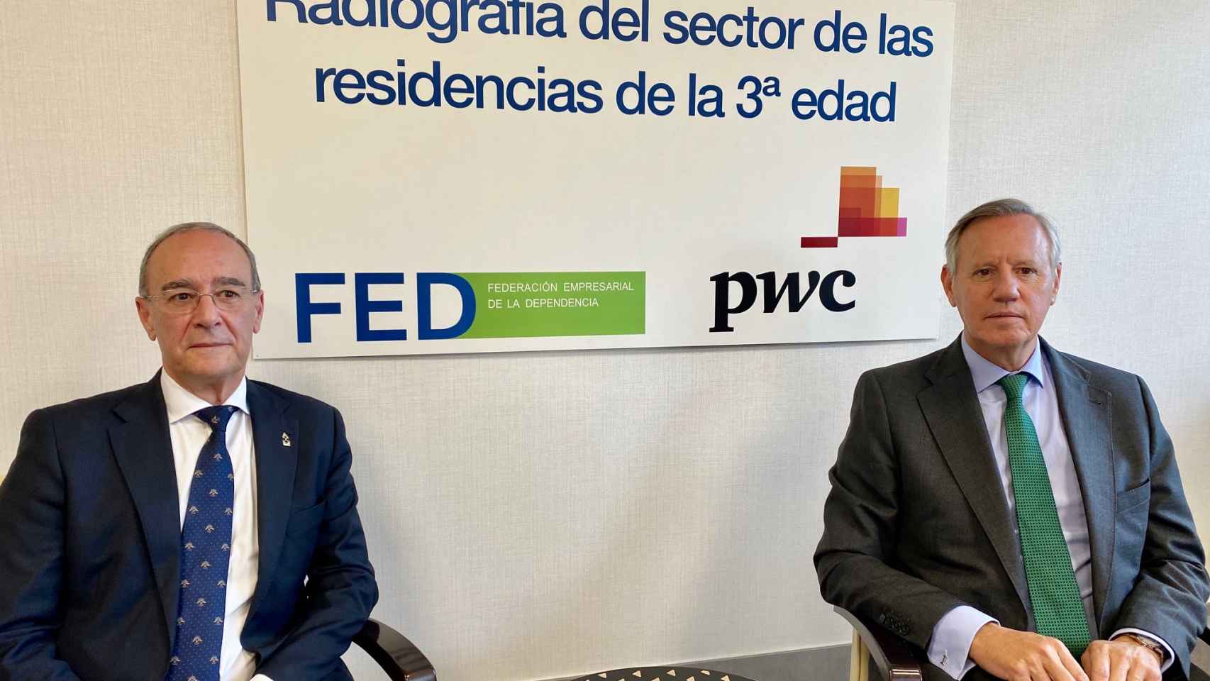 De izq. a derecha: Alberto Echevarría, secretario general de la FED, e Ignacio Fernández-Cid, presidente de la FED.