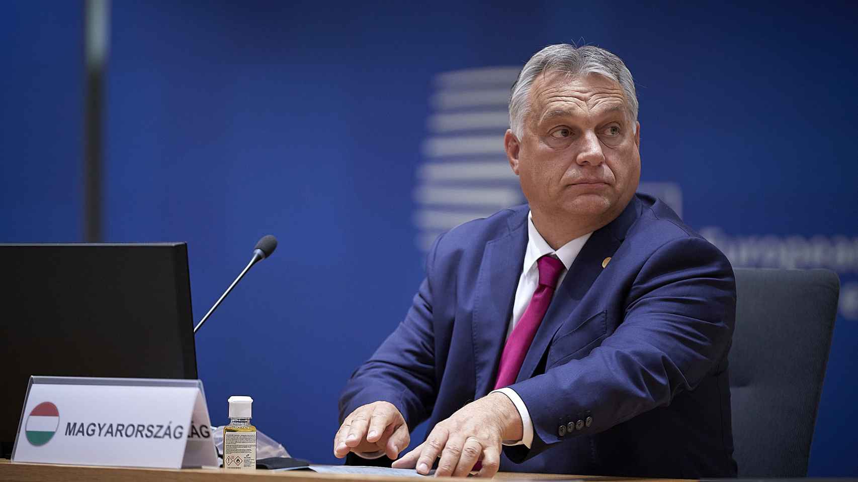 Viktor Orbán, durante el Consejo Europeo de este jueves