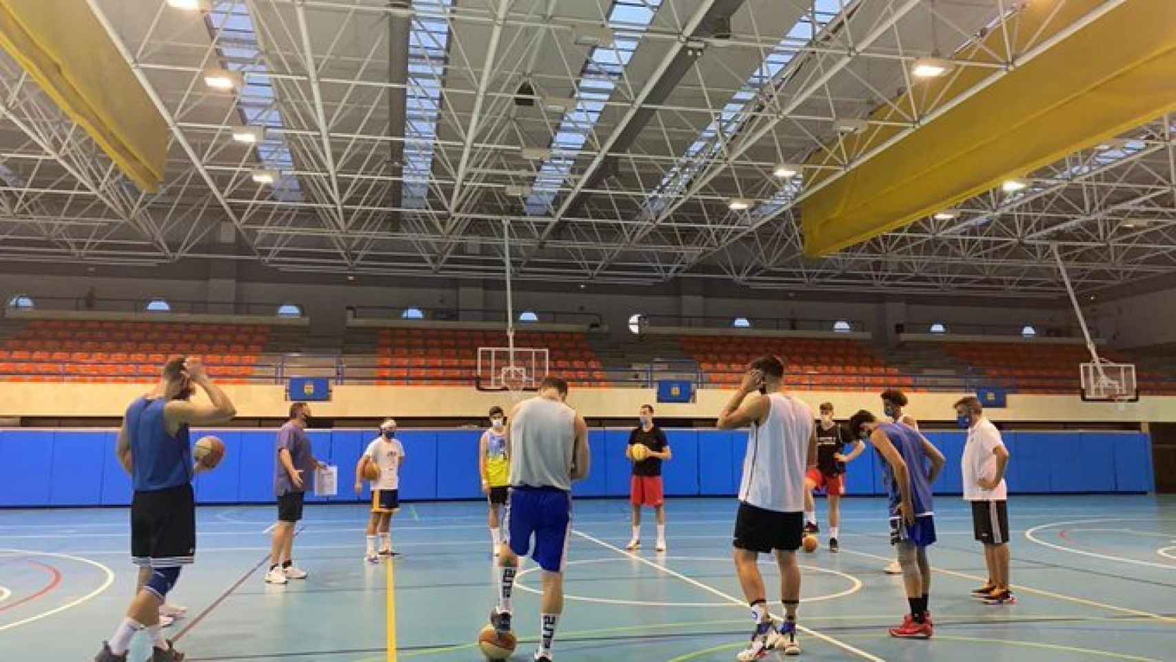 Entrenamiento del Alcorcón Basket