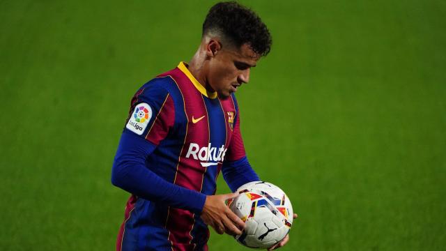 Coutinho, con el Barcelona