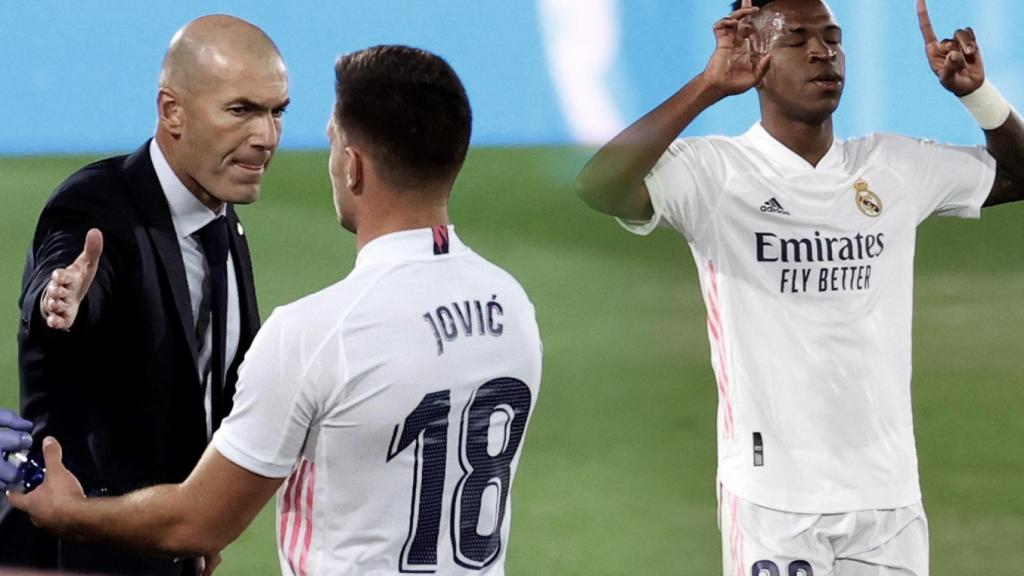 Jovic y Vinicius