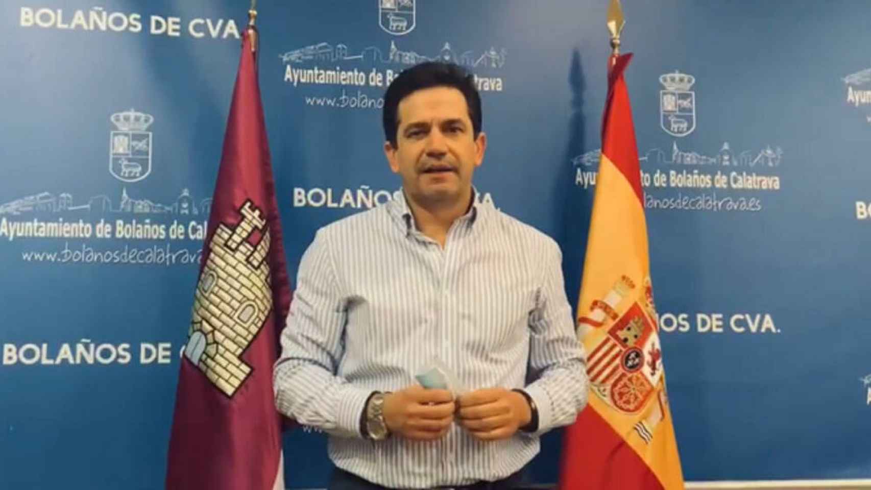 Miguel Ángel Valverde, alcalde de Bolaños de Calatrava