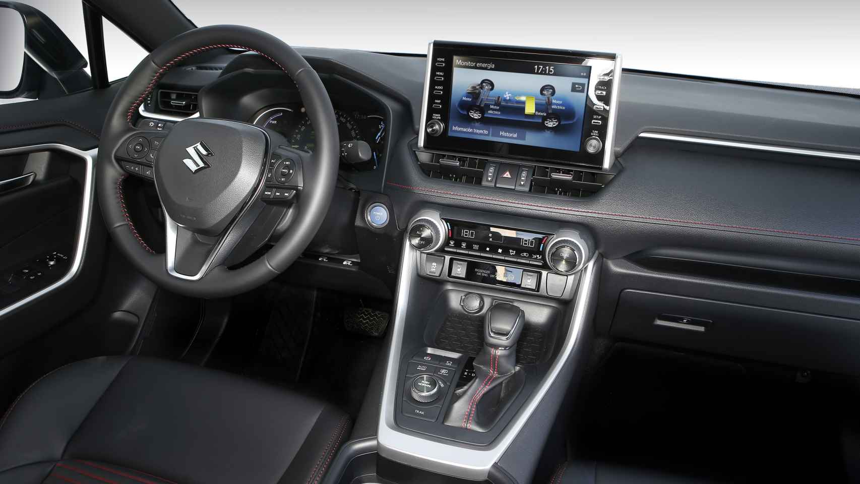 Imagen del interior del Suzuki Across.