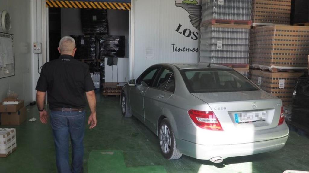 El empresario José Antonio Capitán en uno de sus últimos días en la sede de Marinaleda de la empresa Los Lugares.