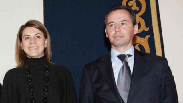 Cospedal y Gómez Gordo en la toma de posesión como director general de la Junta