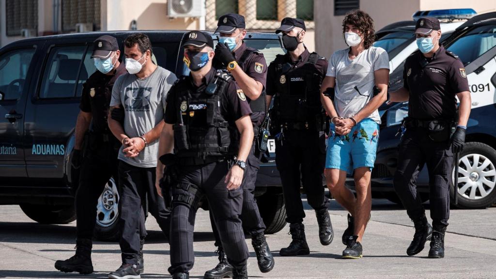 Algunos detenidos en el operativo ejecutado esta semana.