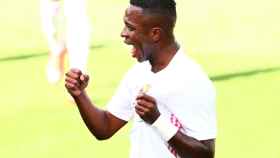 Vinicius celebra su gol al Levante