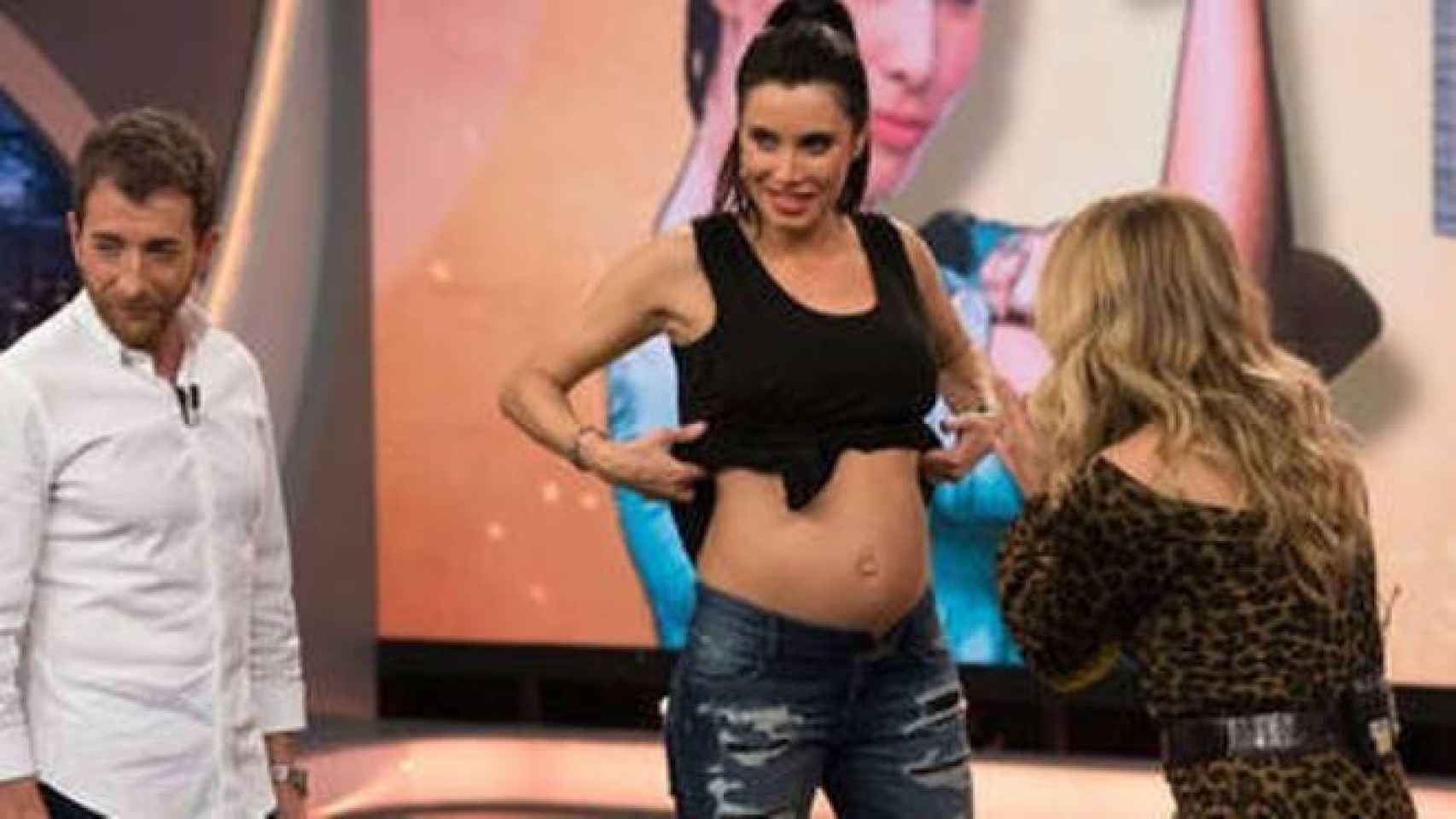Pilar Rubio muestra uno de sus embarazos en El Hormiguero