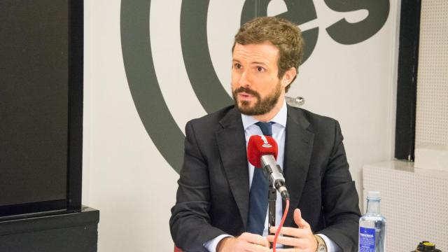 Pablo Casado, presidente del PP, este martes en esRadio.