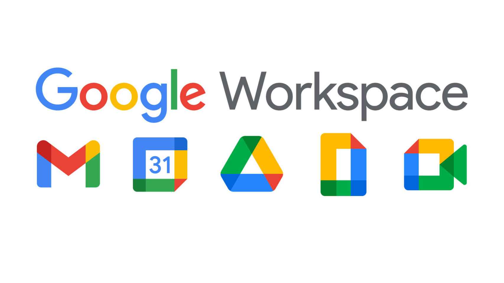 Nuevo logo de empresa de Google Workspace.