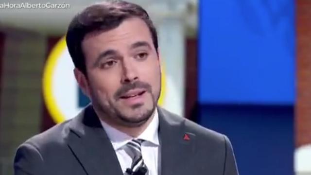 Alberto Garzón, en La Hora de La 1 de TVE