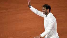 Rafa Nadal, tras ganar en cuartos de Roland Garros