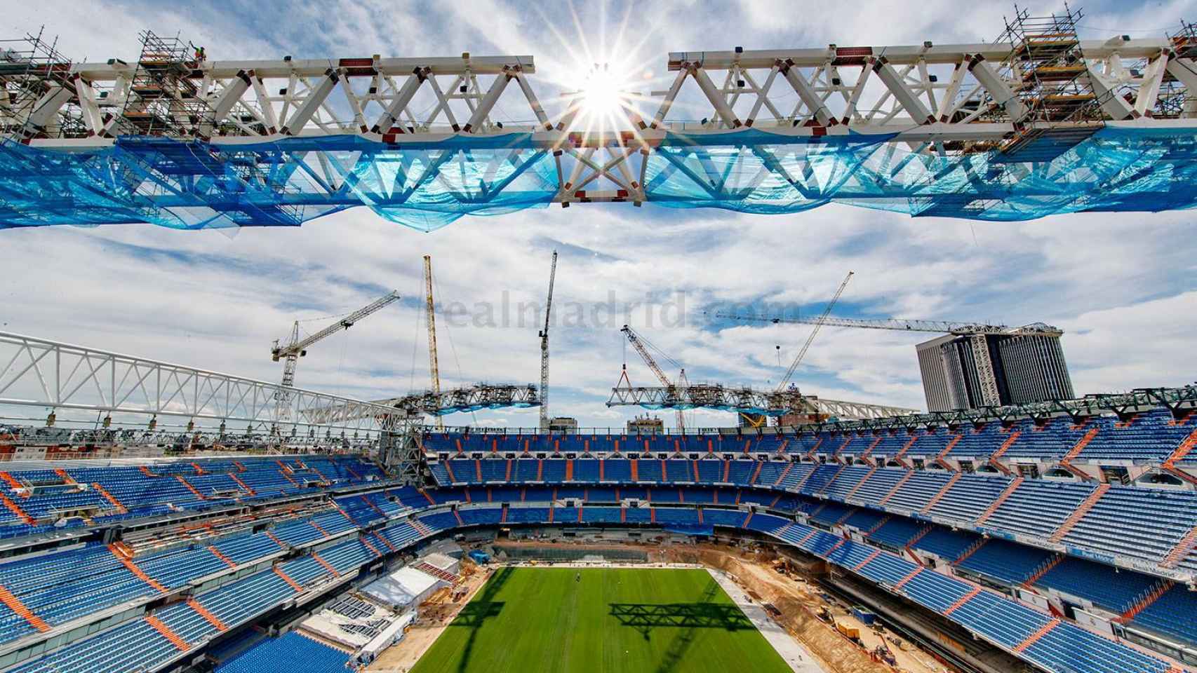 Las obras del Santiago Bernabéu