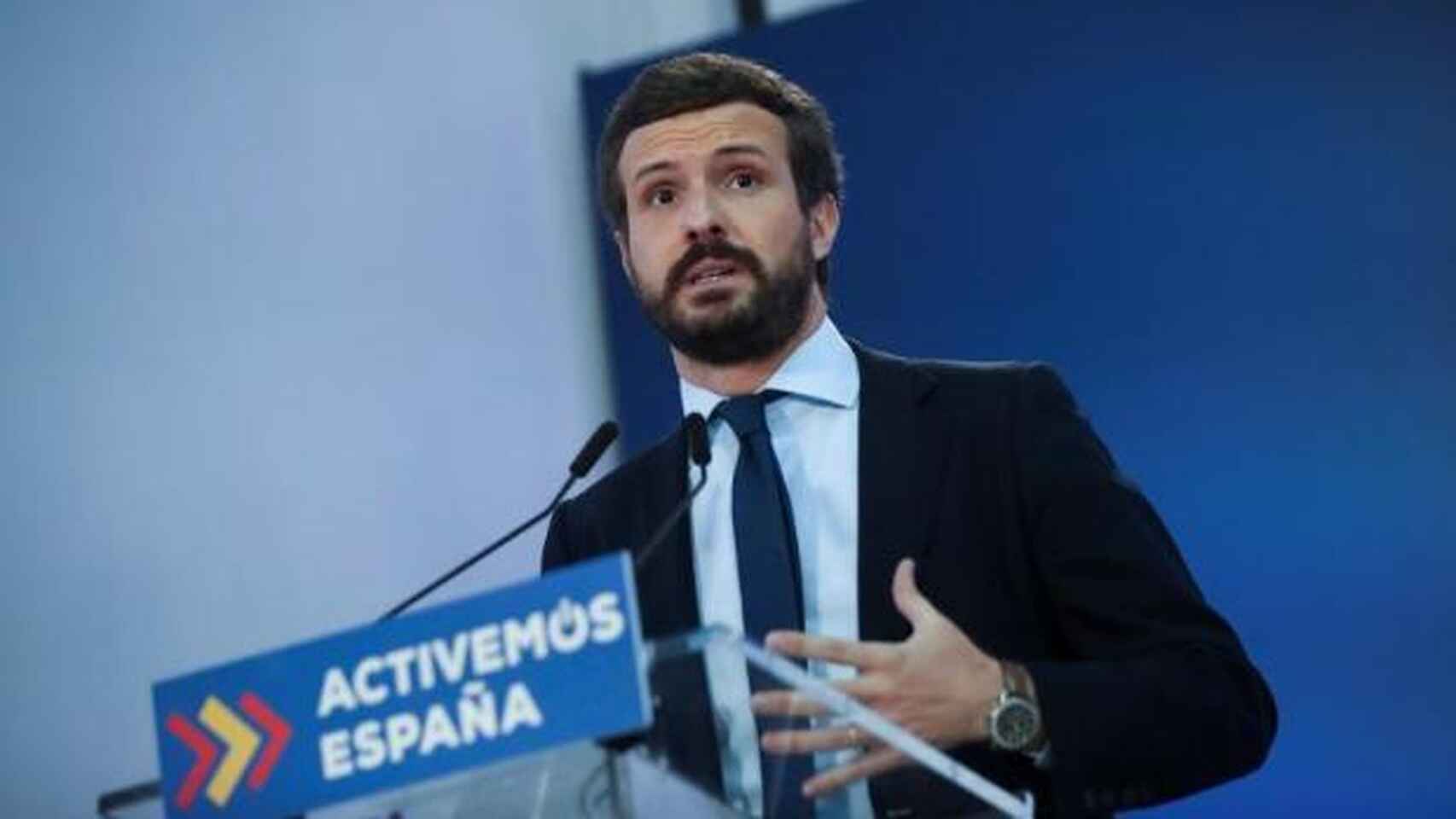 El líder del PP, Pablo Casado, en una imagen de archivo.