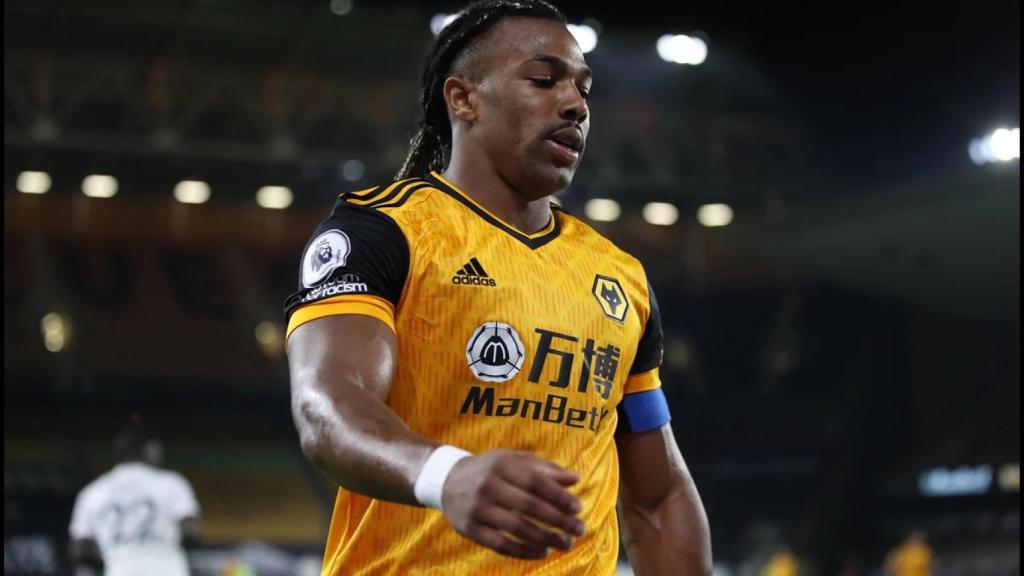 Adama Traoré, con los Wolves durante la temporada 2020/2021