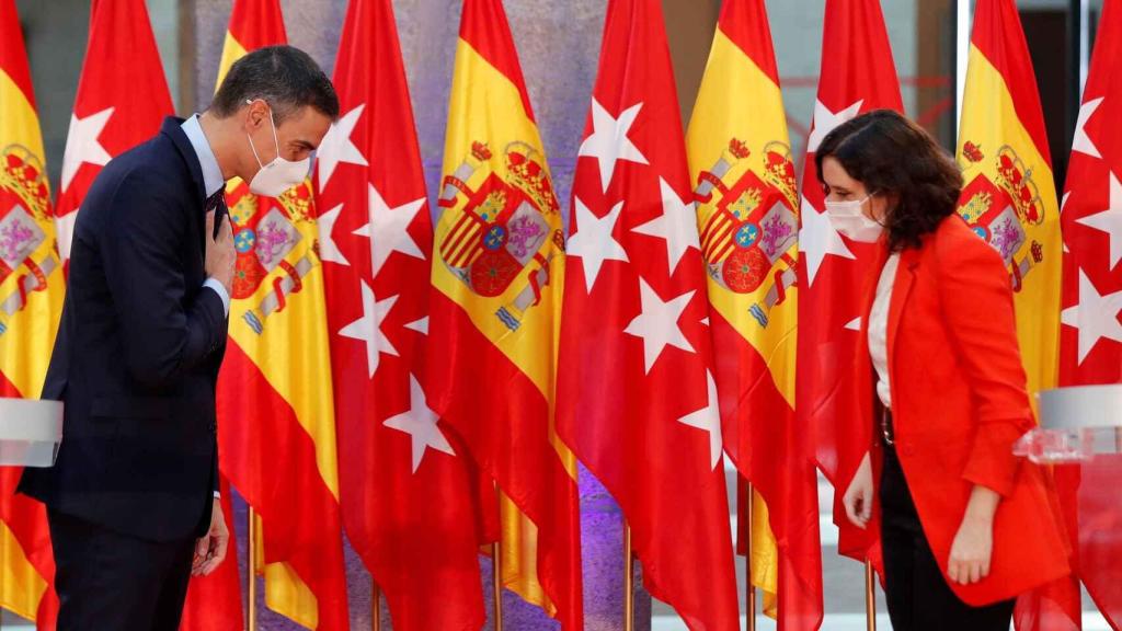 Pedro Sánchez e Isabel Díaz Ayuso, el pasado 22 de septiembre./