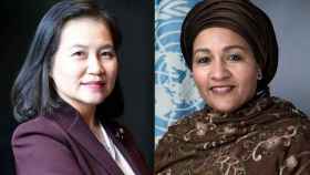 Las candidatas a la OMC son Yoo Myung  Hee y Amina Mohammed.