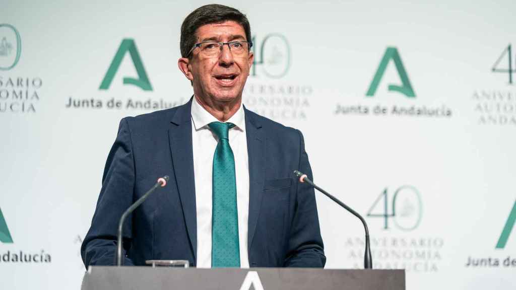 El vicepresidente de la Junta de Andalucía, Juan Marín.