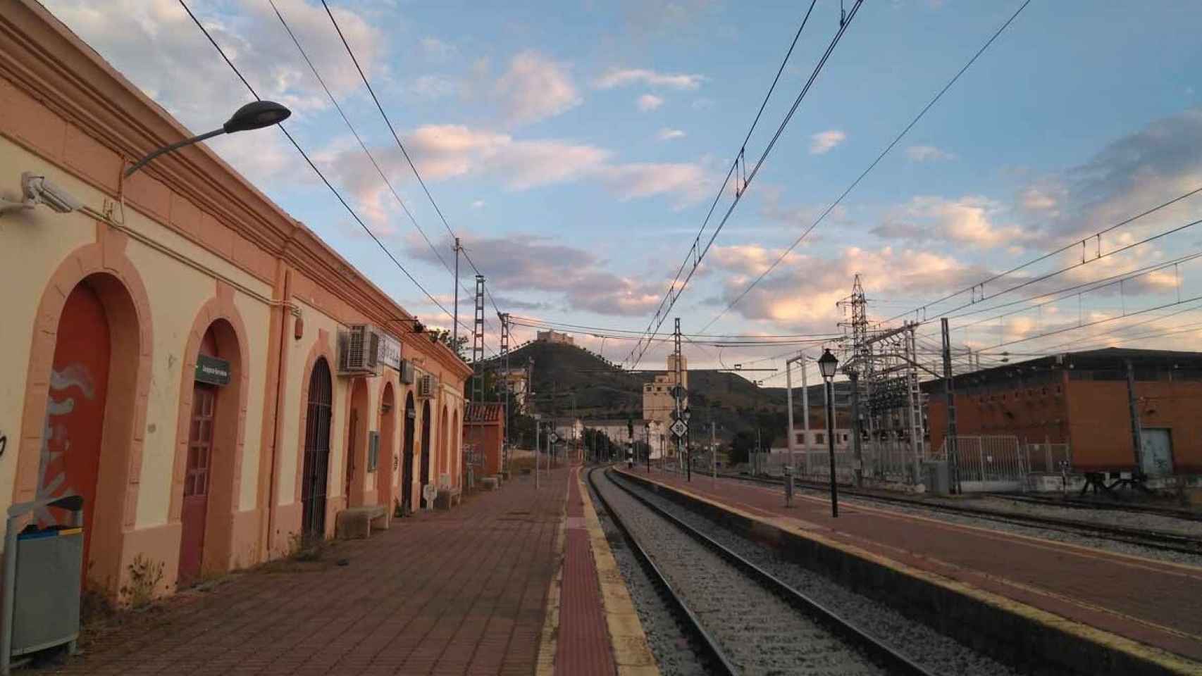 Estación de tren de Jadraque. Foto: Ayuntamiento de Jadraque.