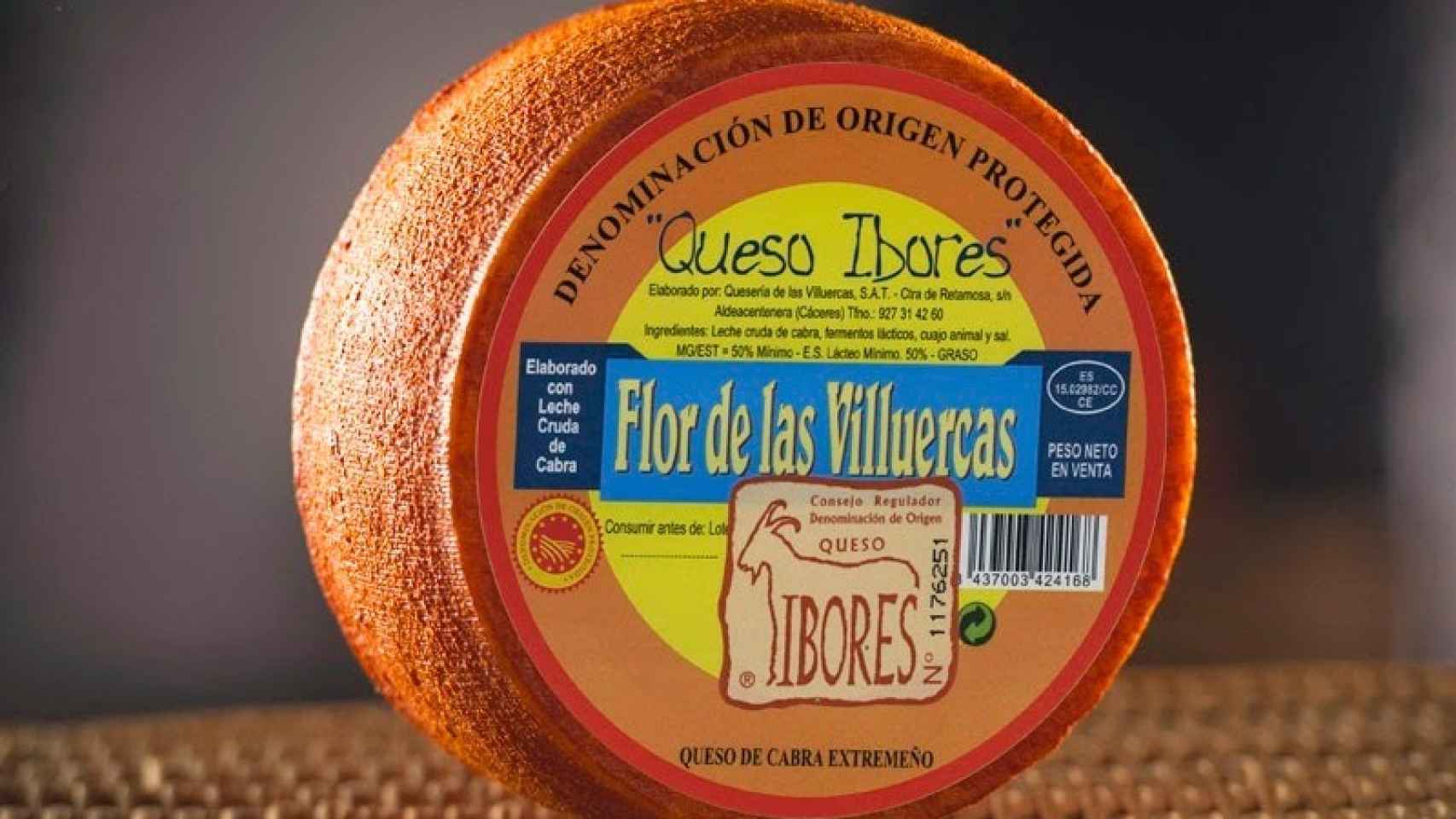 El queso Flor de las Villuercas, con D.O. Ibores.