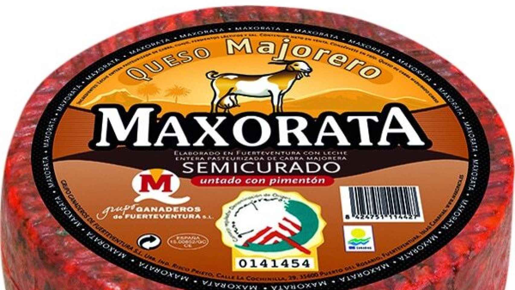 El queso semicurado Maxorata, con D.O. Majorero.