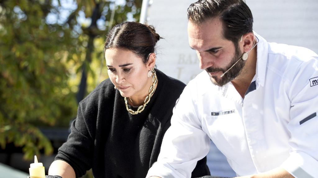 Mario Sandoval y Vicky Martin Berrocal en un evento en Madrid.