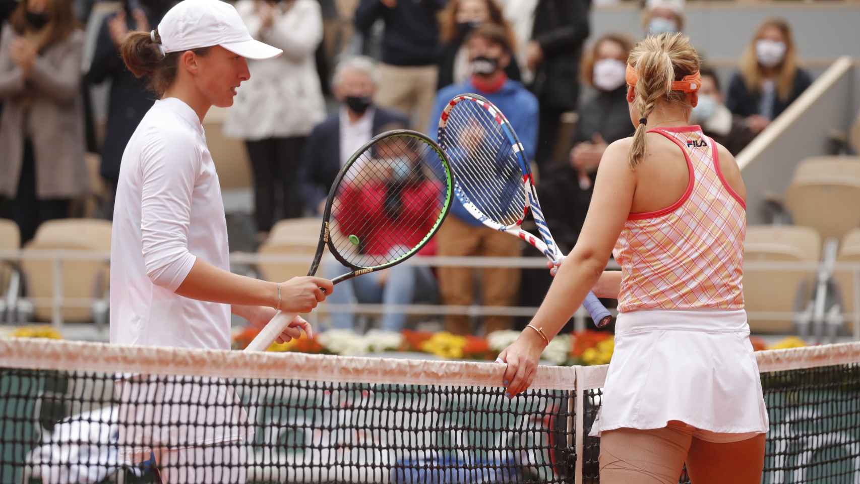 Swiatek y Kenin en Roland Garros