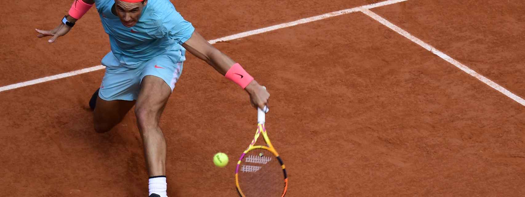 Nadal, durante las semifinales de Roland Garros.