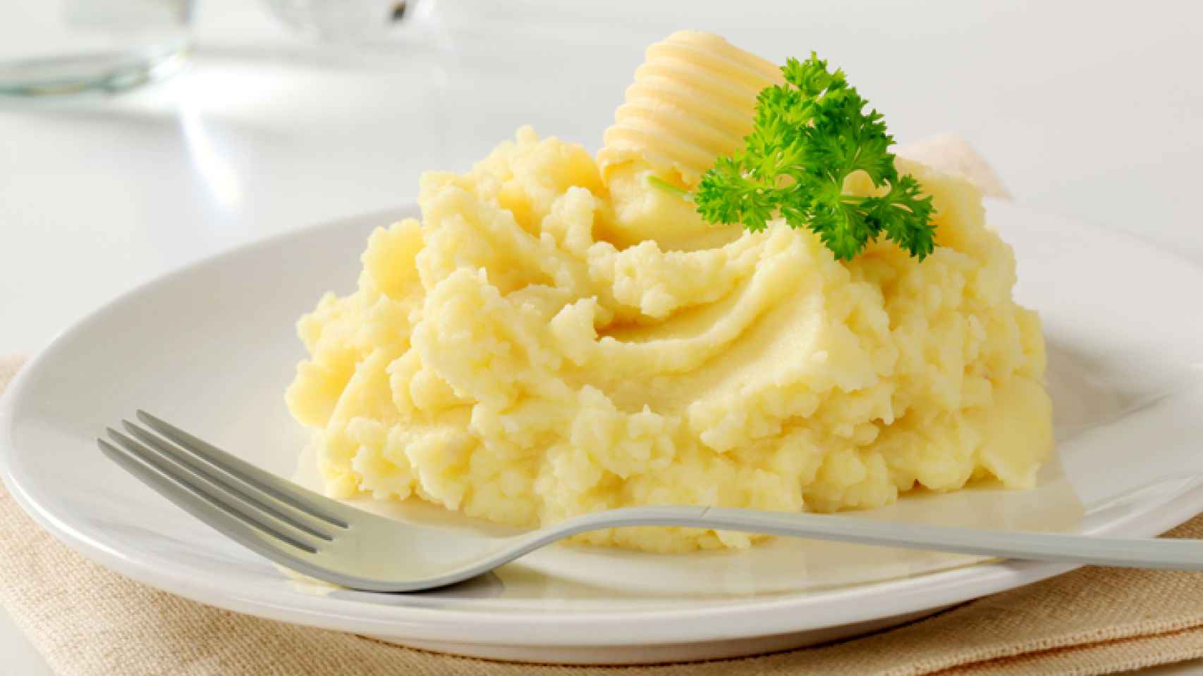 Puré de patatas sin lactosa - Fácil