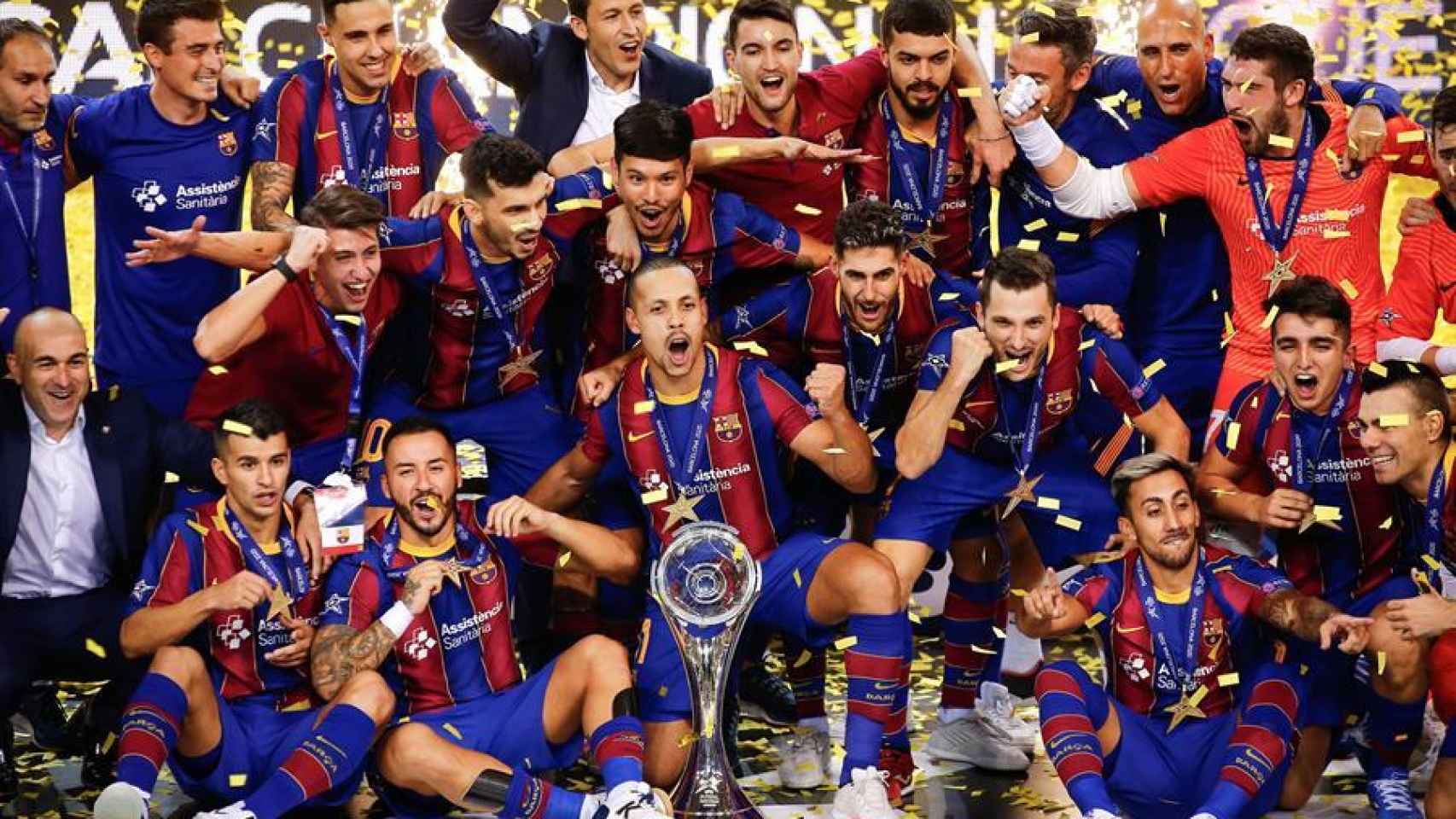 El Barcelona de fútbol sala, campeón de la Champions 2019/2020