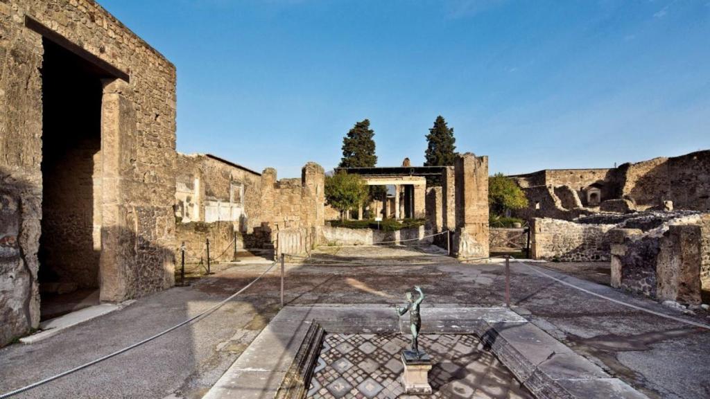 Vista del yacimiento de Pompeya.