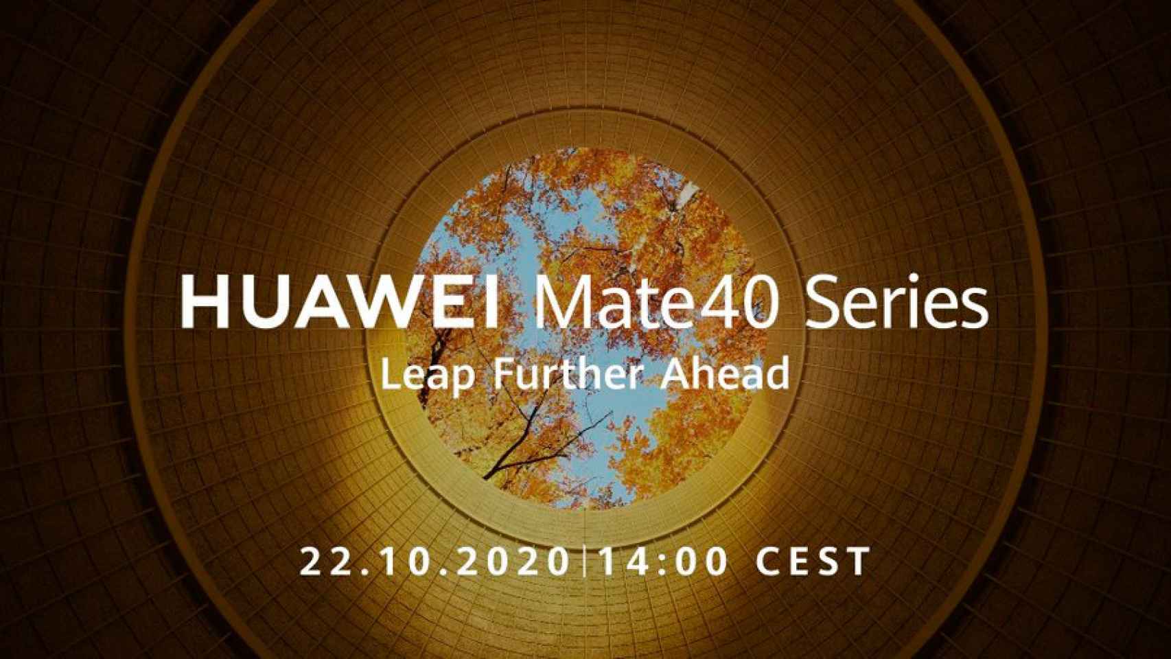 'Banner' de presentación del Huawei Mate 40.