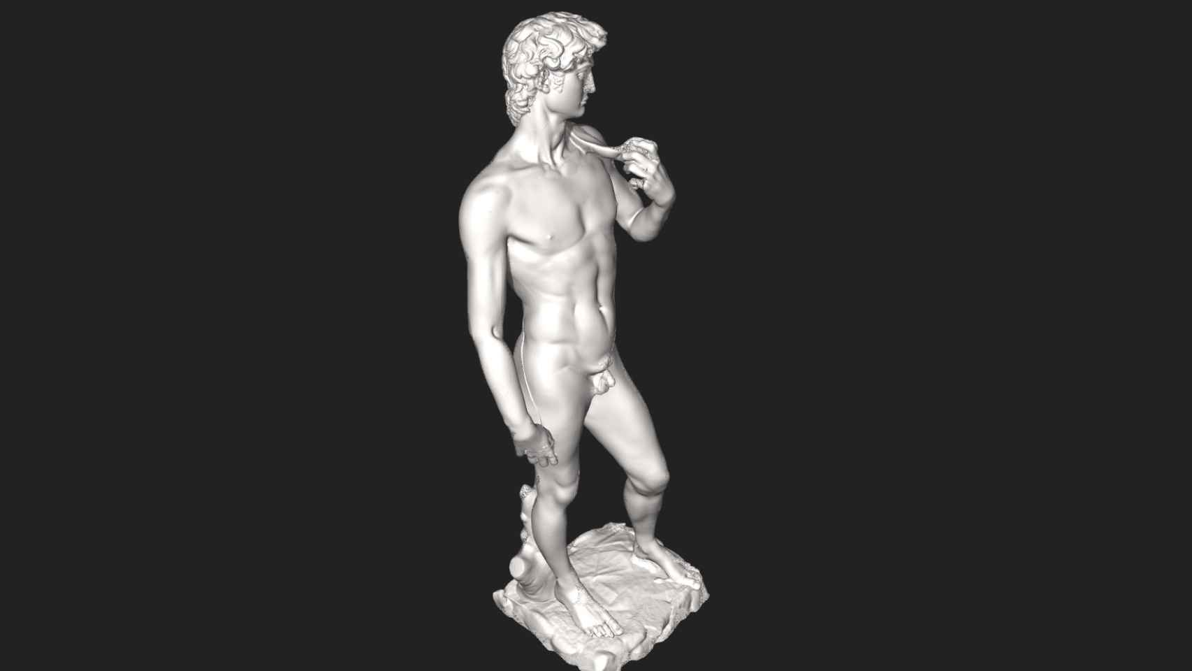 Modelo 3D del David de Miguel Ángel.