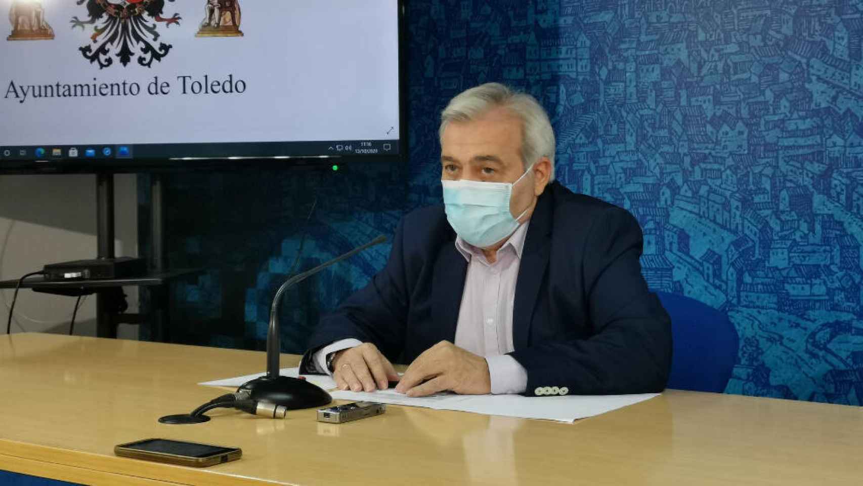 Juan José Pérez del Pino, concejal de Movilidad y Seguridad Ciudadana de Toledo