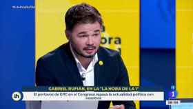 Gabriel Rufián, portavoz de ERC en el Congreso de los Diputados, en TVE.
