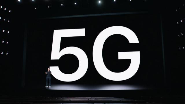 Imagen de archivo de la presentación de los nuevos iPhone 12, los primeros con 5G.