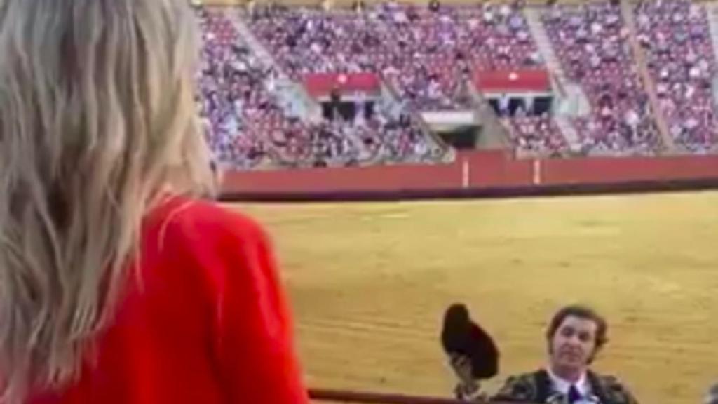 Captura del vídeo que compartió Cayetana Álvarez de Toledo.