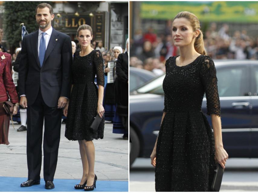 El corte del vestido es uno de los favoritos de la Reina.