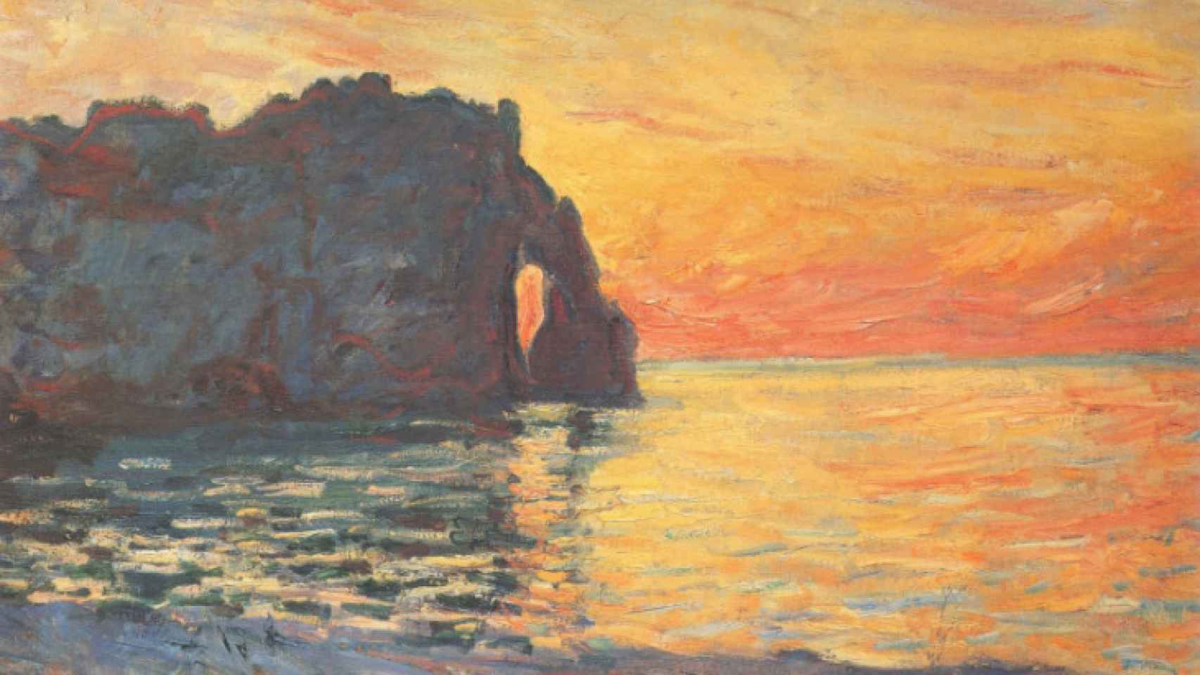 Acantilados de Étretat, Claude Monet.