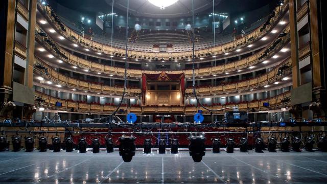 Escenario del Teatro Real.