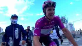 Arnaud Démare, tras vencer en la etapa 11 del Giro de Italia