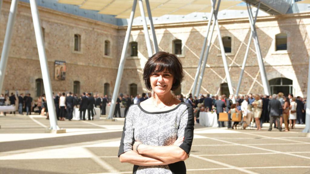 La comisaria, en unas jornadas en la Universidad Politécnica de Cartagena.
