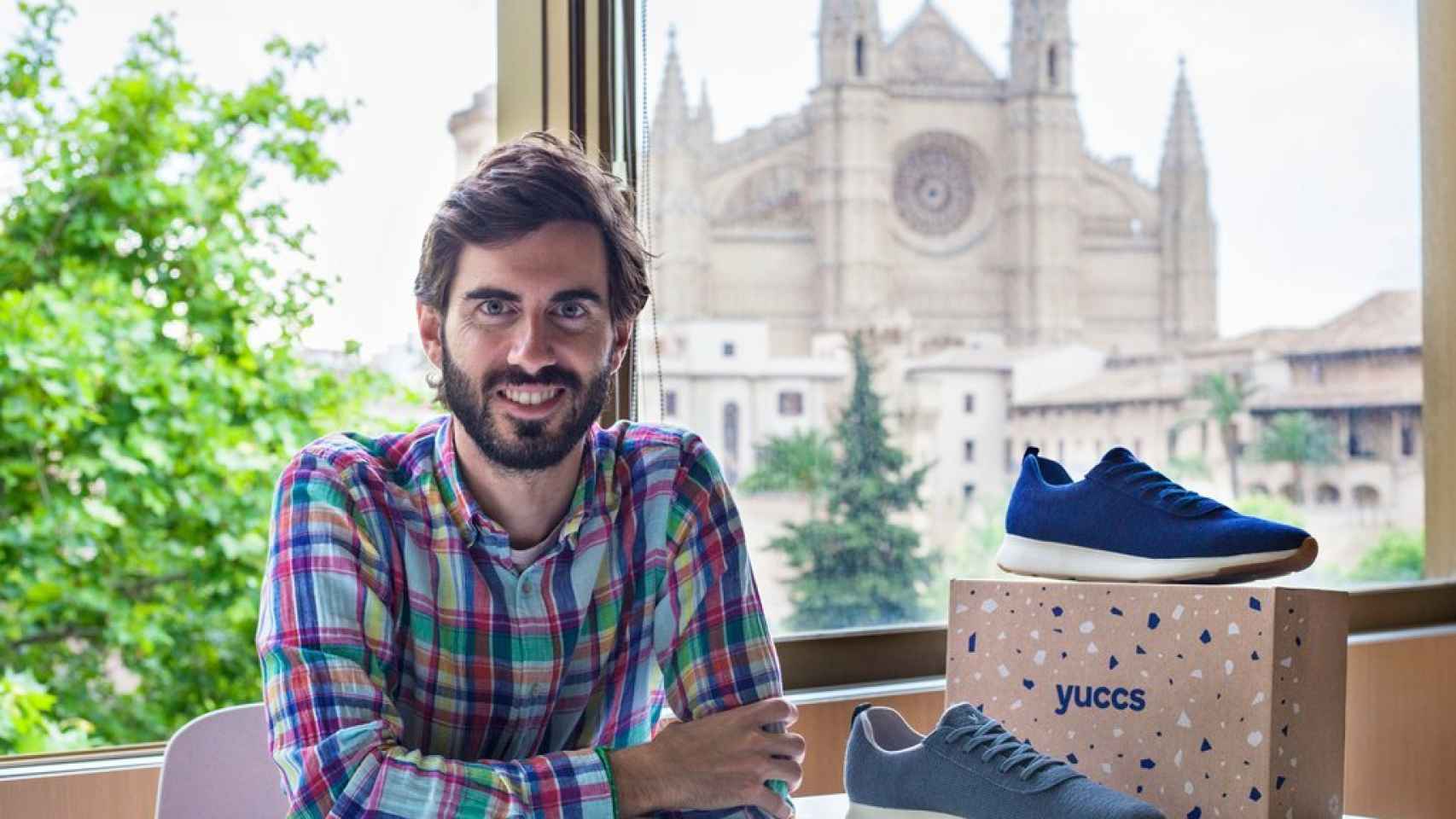 Pablo Mas y sus zapatillas.