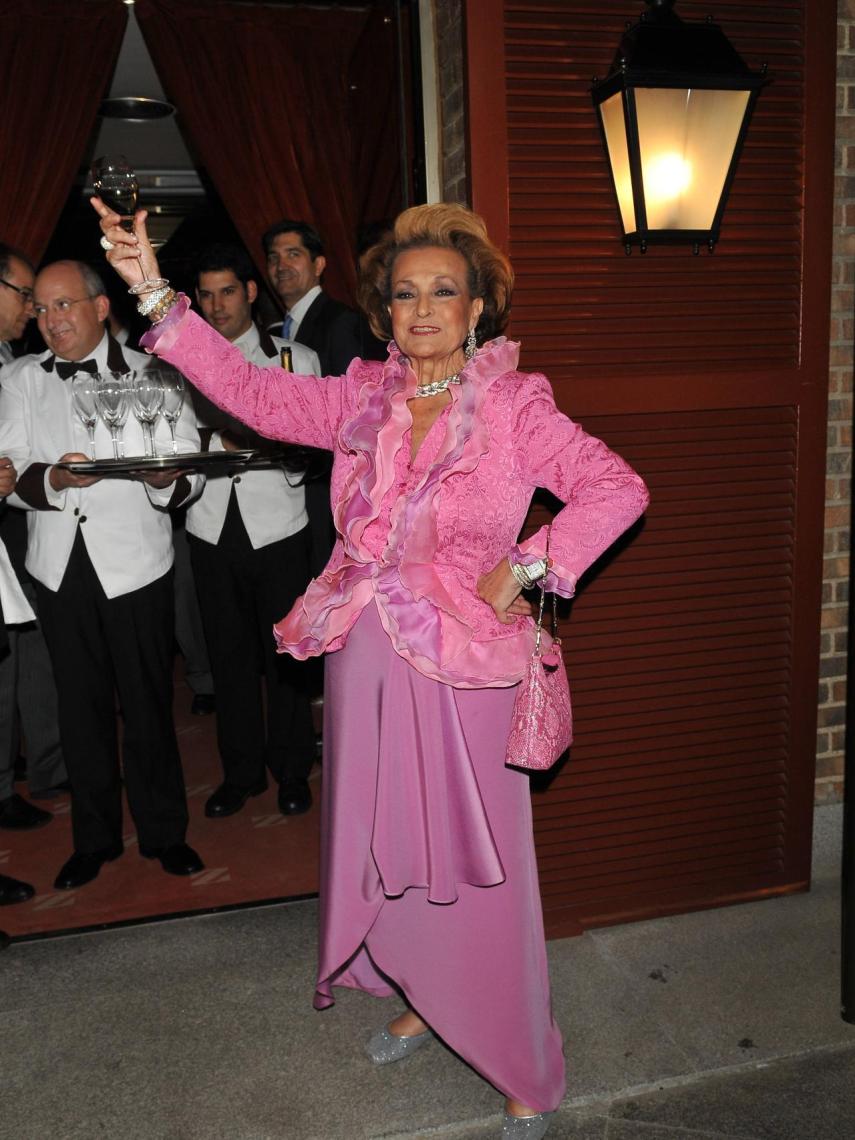 Carmen Sevilla, en la celebración de su 80 cumpleaños.