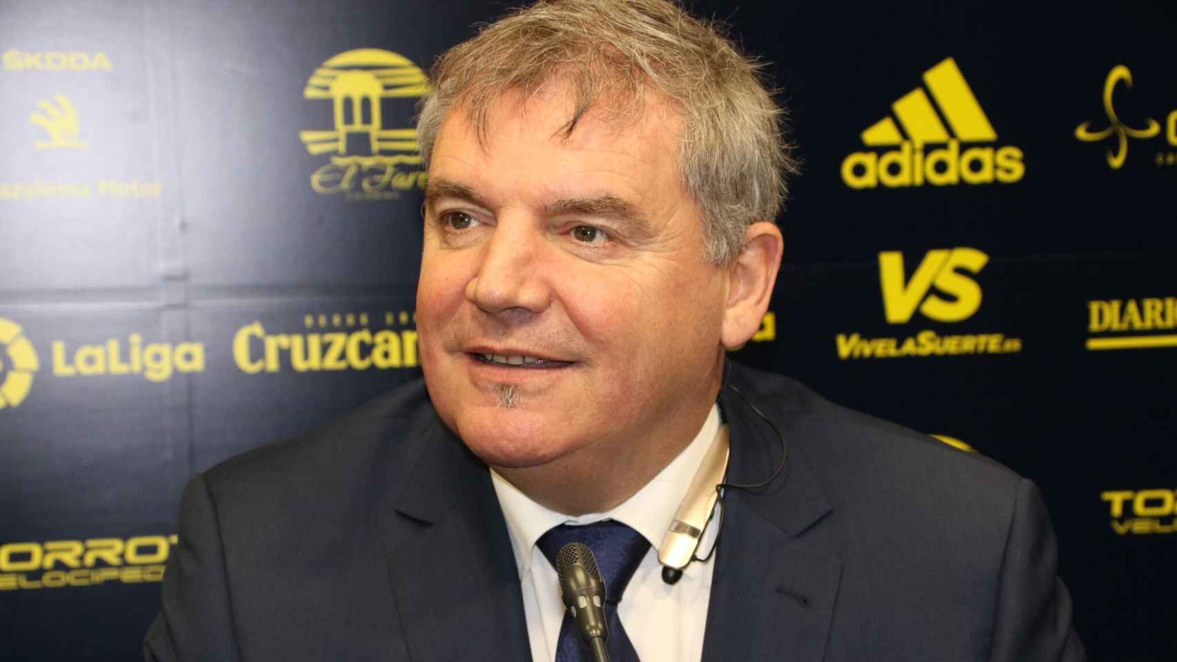 Manuel Vizcaíno, presidente del Cádiz CF. Foto: Twitter (@Cádiz_CF)
