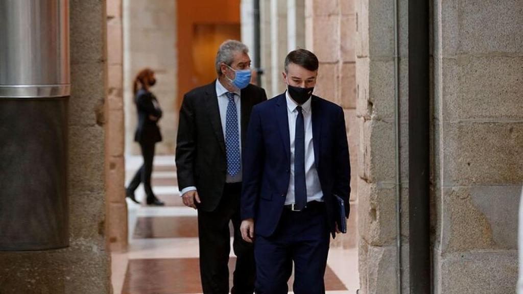 MAR e Iván Redondo, el día de la reunión entre Sánchez y Ayuso.