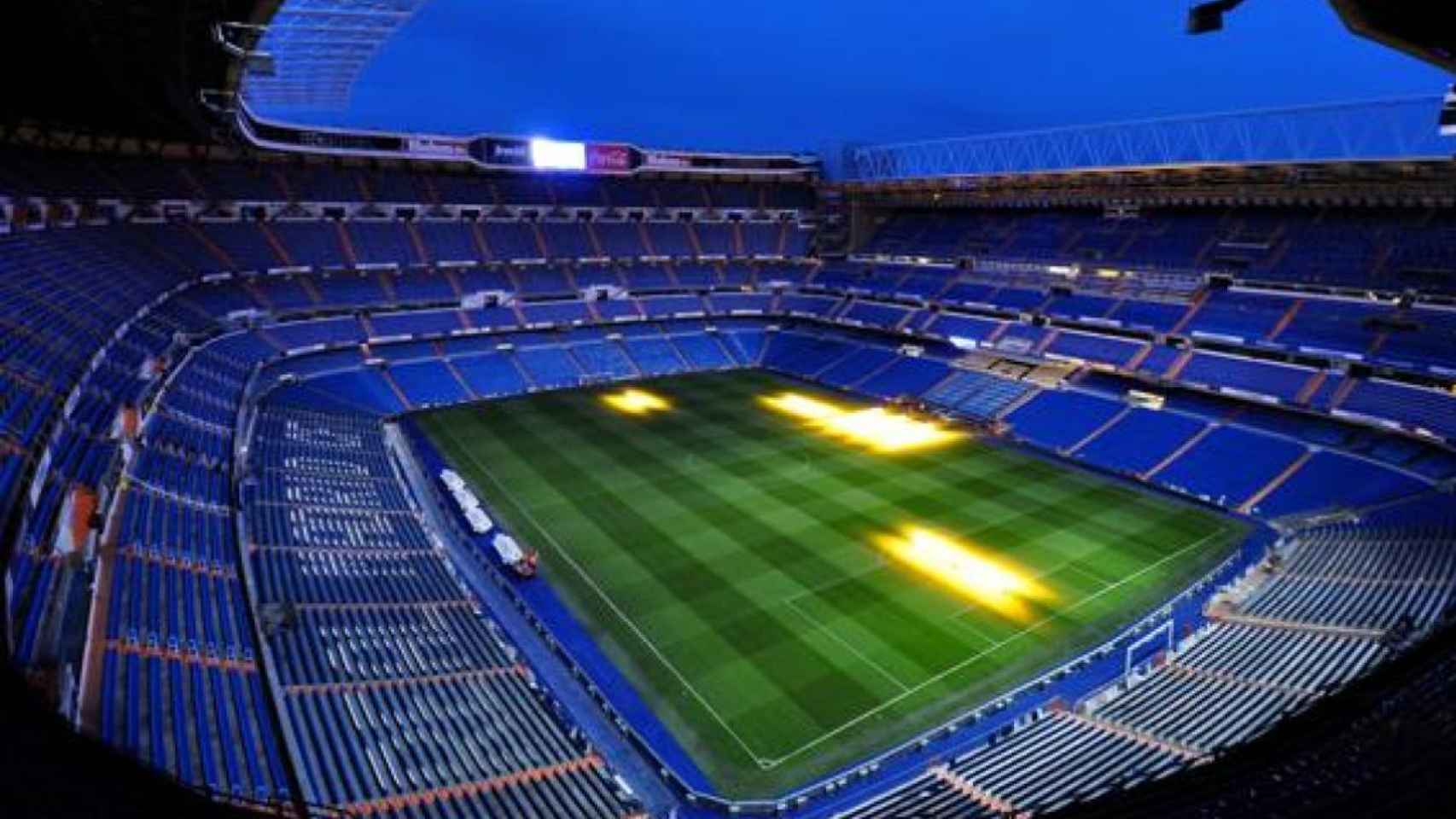 Santiago Bernabéu vacío